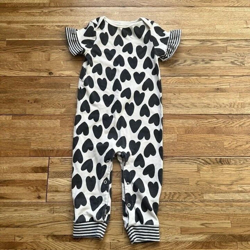 Baby Cat And Jack Heart Jumpsuit Size 12 Months‎